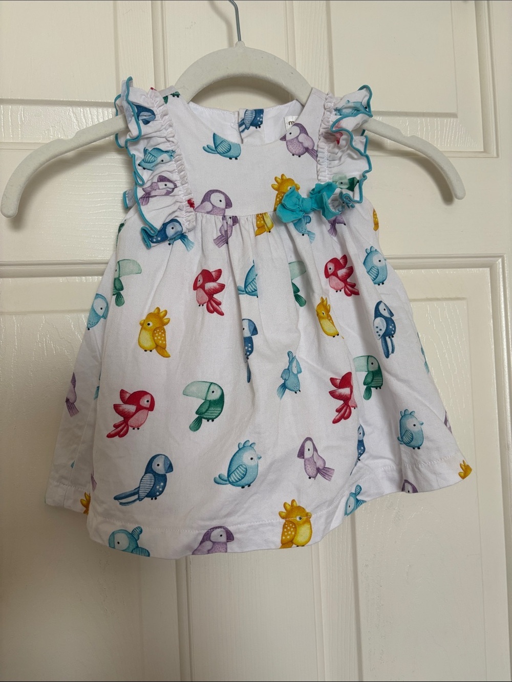 Mayoral Bird Dress 100% Cotton